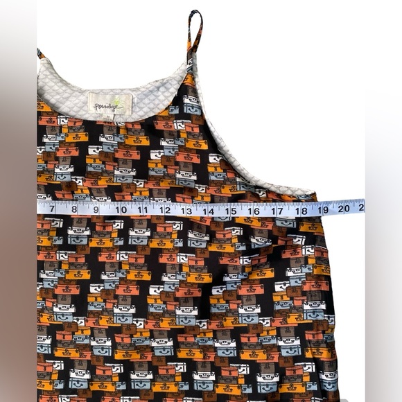 Anthropologie Porridge Layered Suitcase Tank Top Women Medium Split Back - Picture 5 of 11